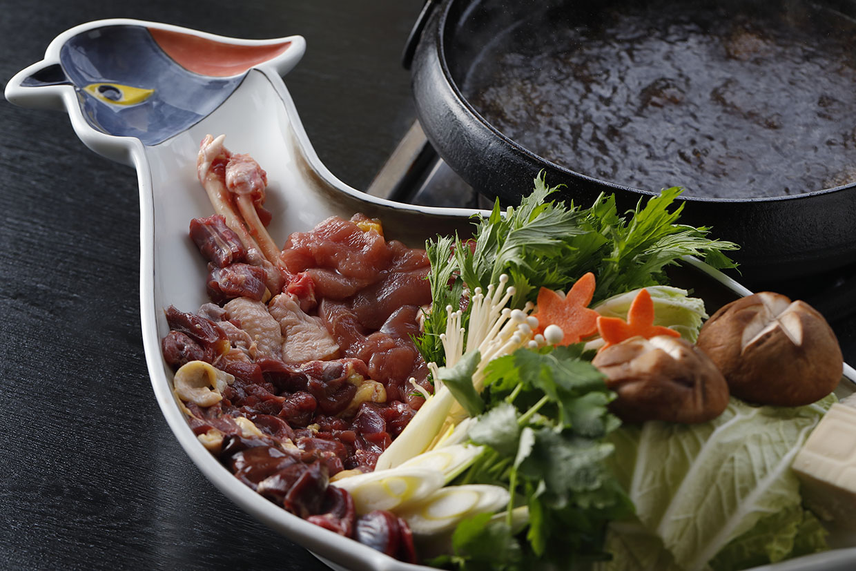 『松本亭』のキジ鍋