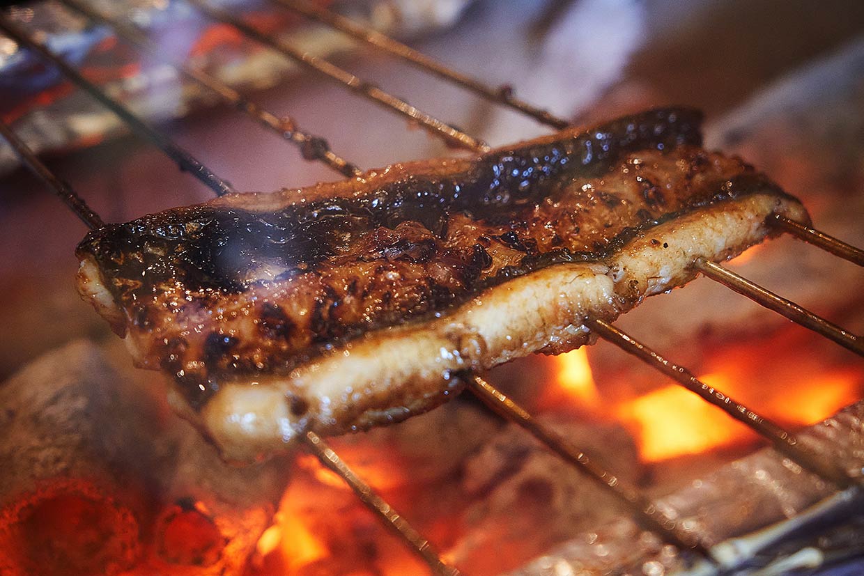 「おく」の蒲焼き