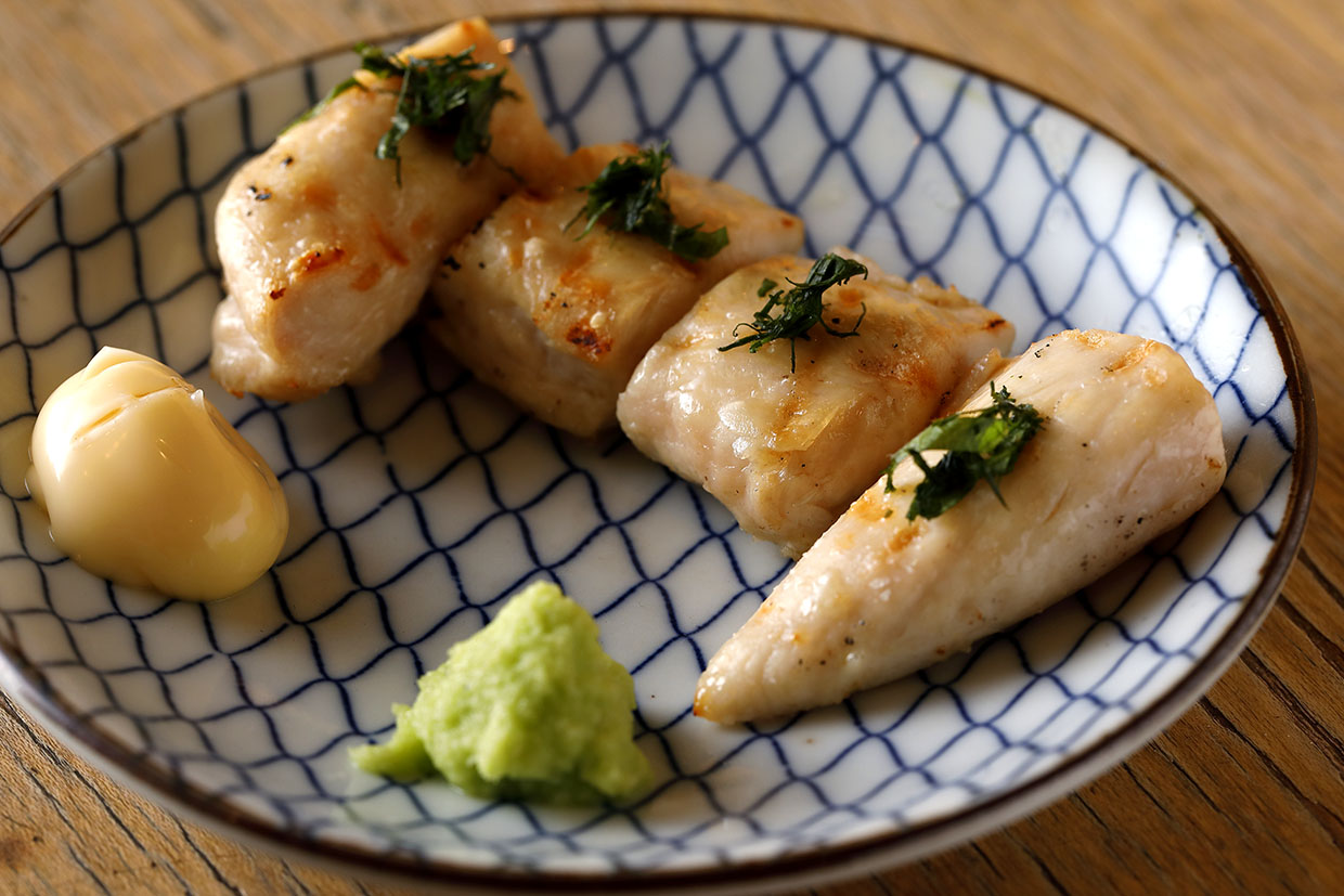 『うずら屋京都』のササミワサビ