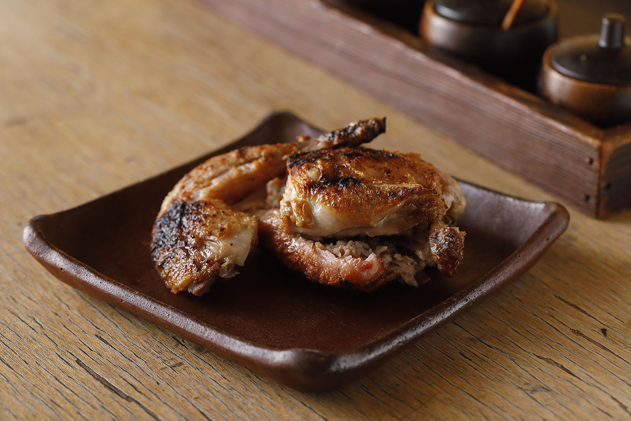 『うずら屋京都』のうずら半身焼き