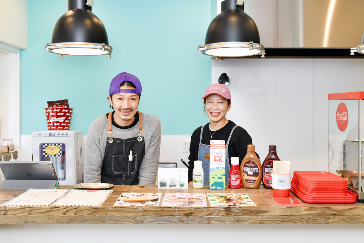 『Eddy CREPE SHOP』のオーナー夫妻