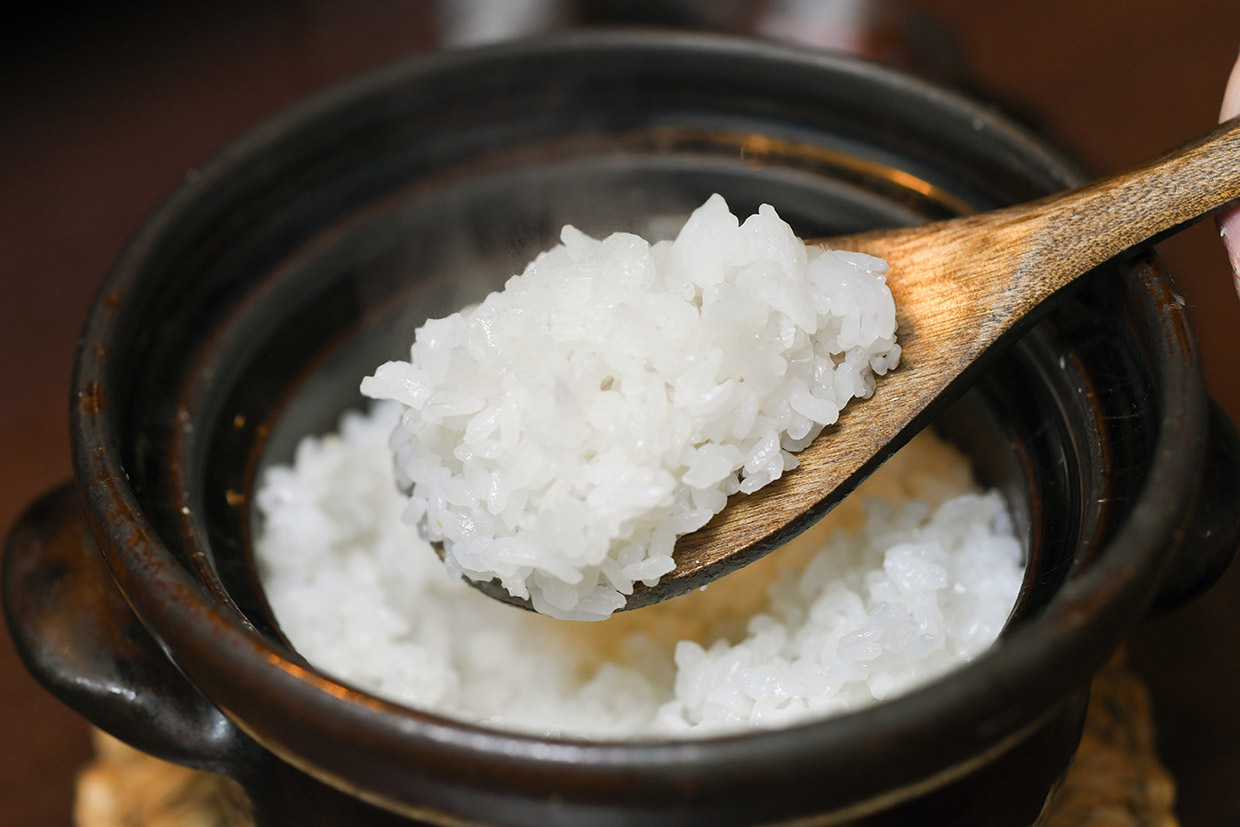 『渉』の土鍋炊きご飯