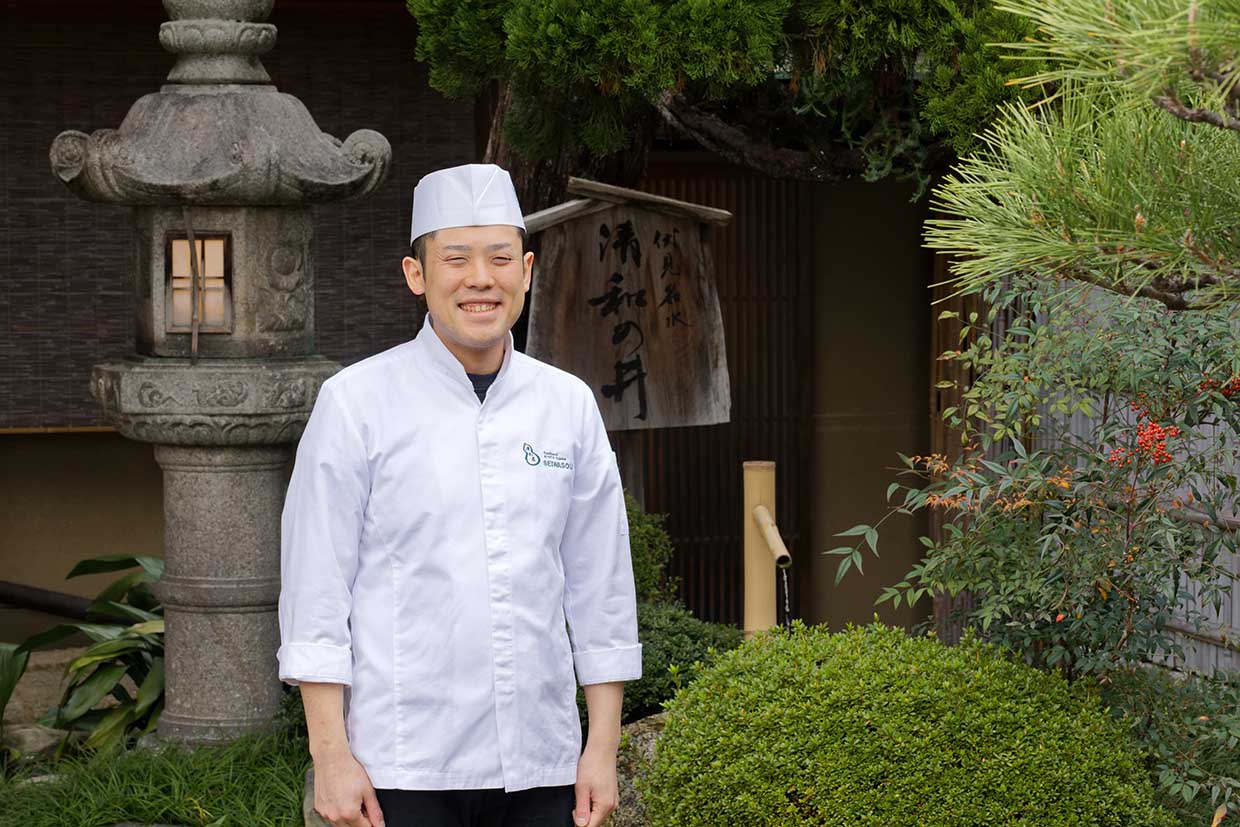 『京料理 清和荘』料理長の竹中雄大さん