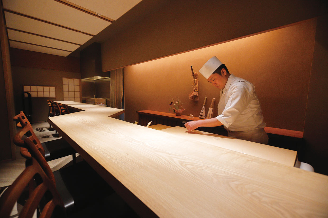 京都・烏丸五条『杦-SEN-』店内