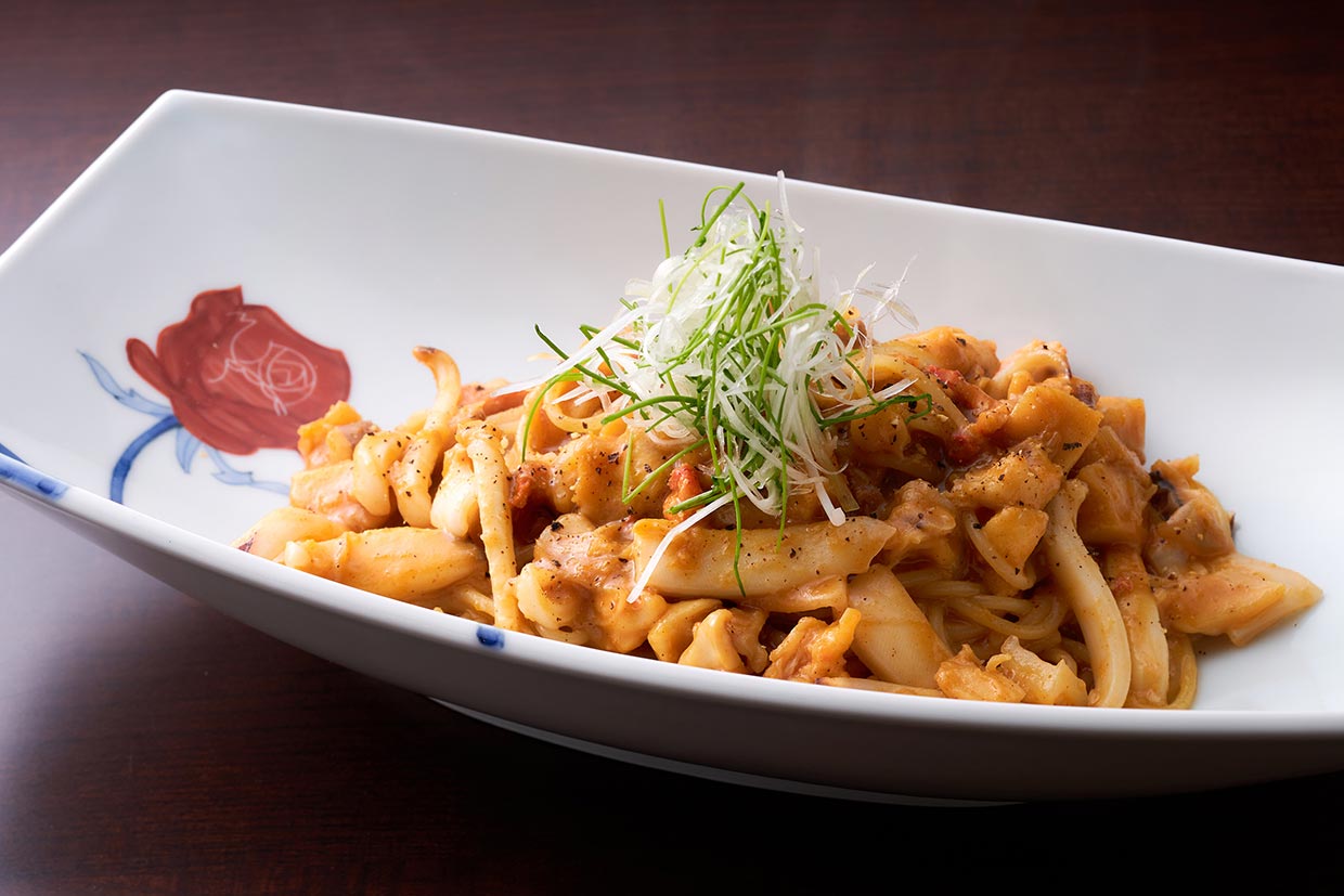 「阿波座 なが友」シーフードカレーパスタ