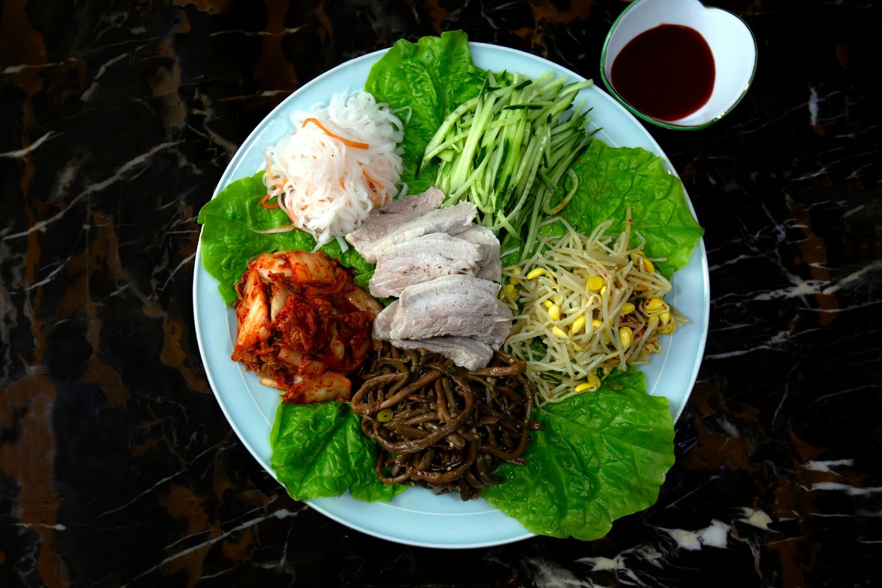 祥龍別邸の蒸し豚