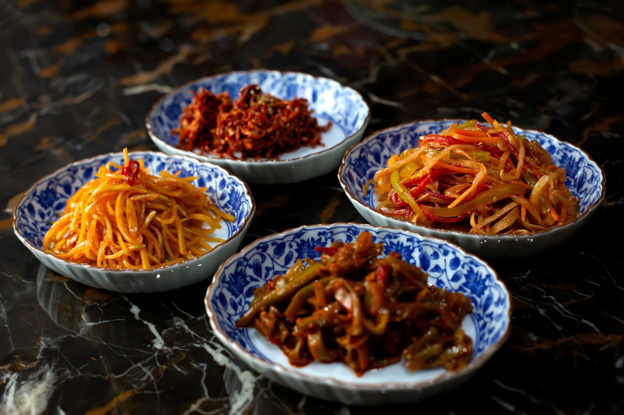 祥龍別邸のキムチなど