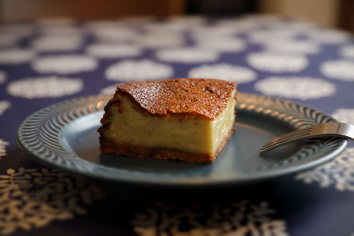 『コントゥール』のチーズケーキ