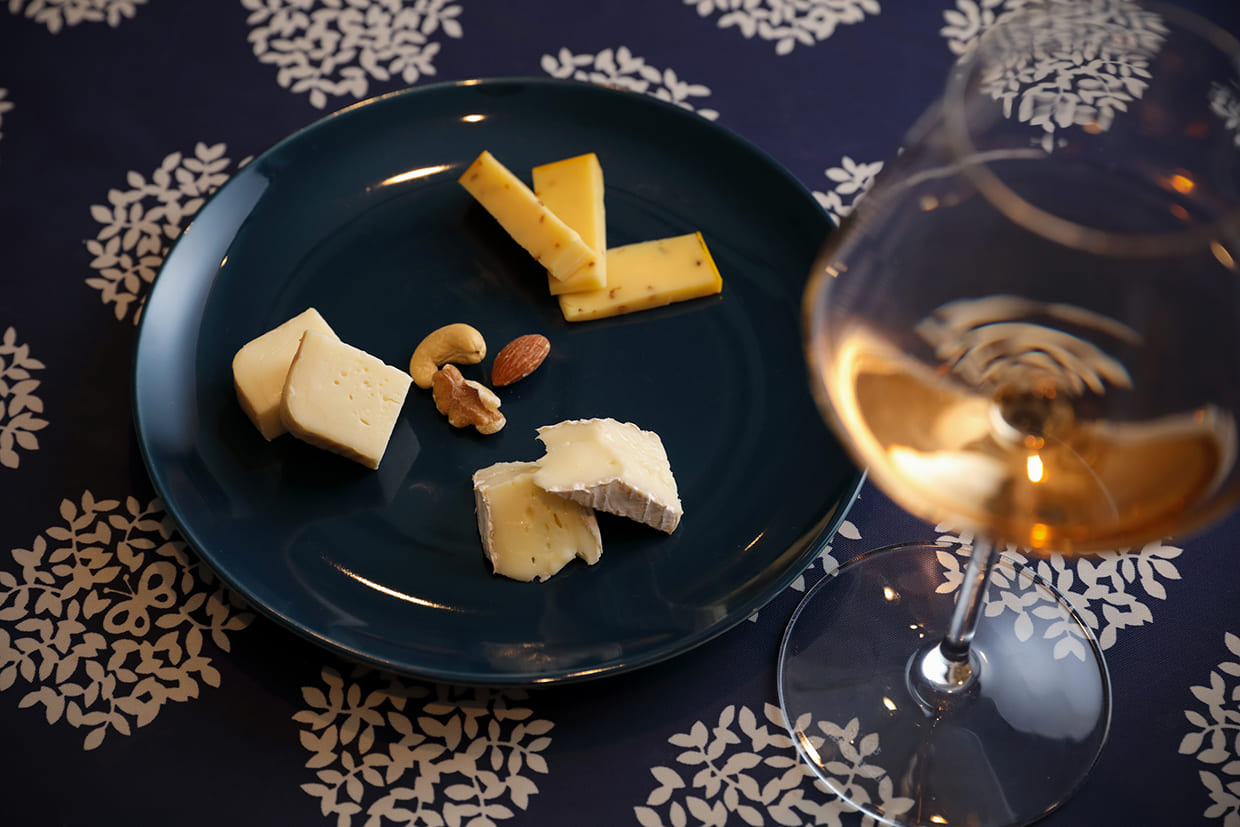 『コントゥール』のチーズ盛り