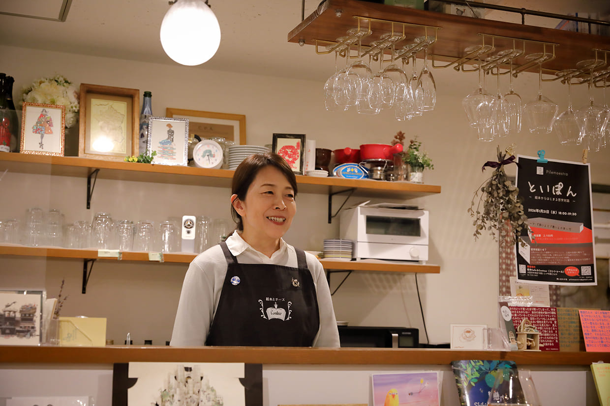 『コントゥール』の店主・保富さん