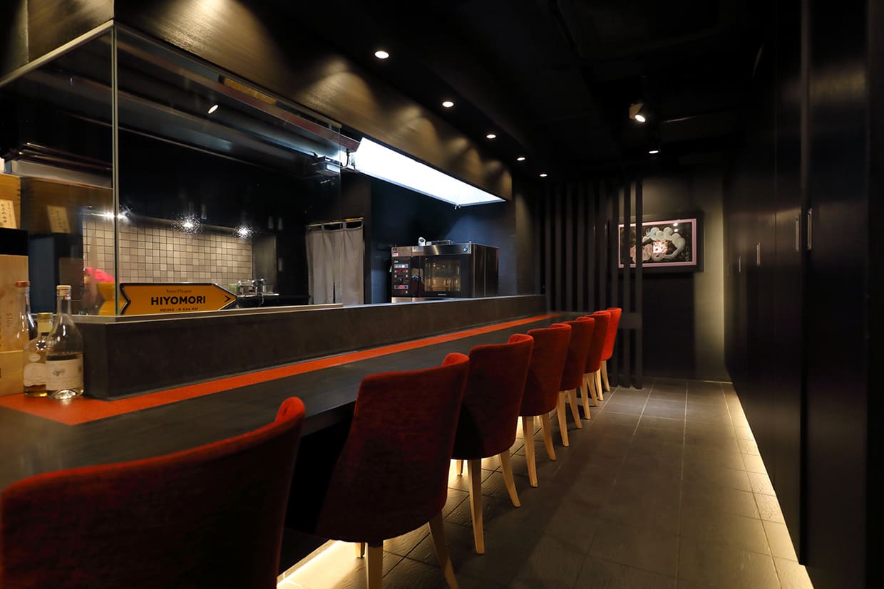 『HIYOMORi』の店内