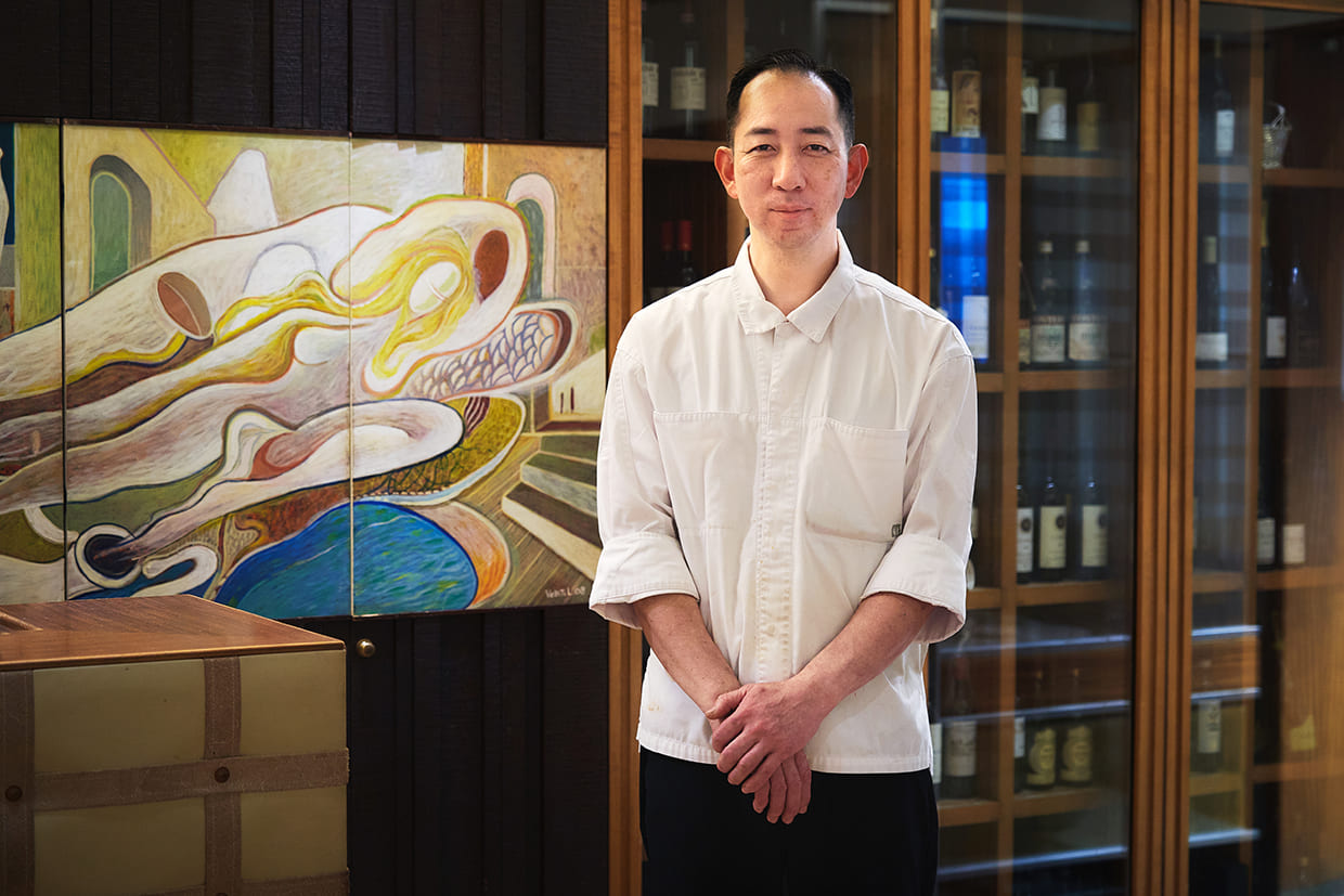 『カンティーナ・アルバロンガ』の植田シェフ