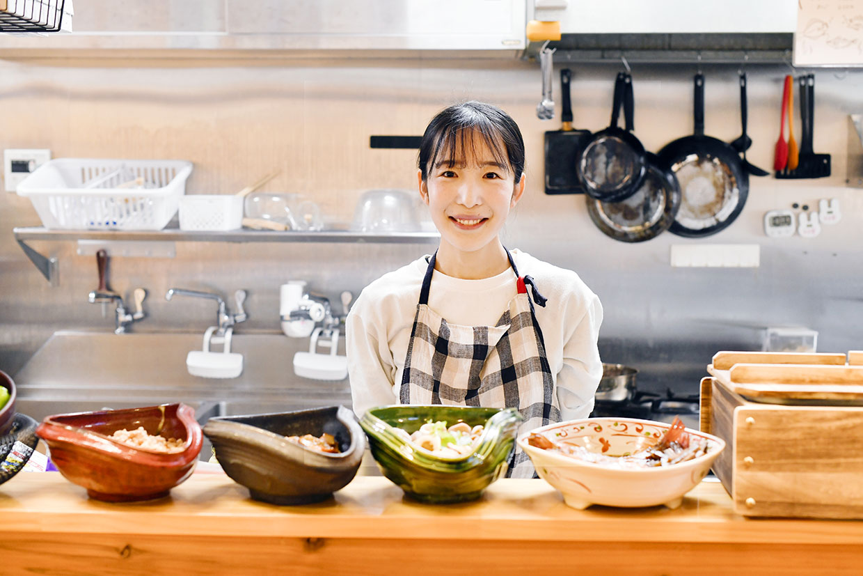 『みさき食堂』店主の阿部未咲季さん
