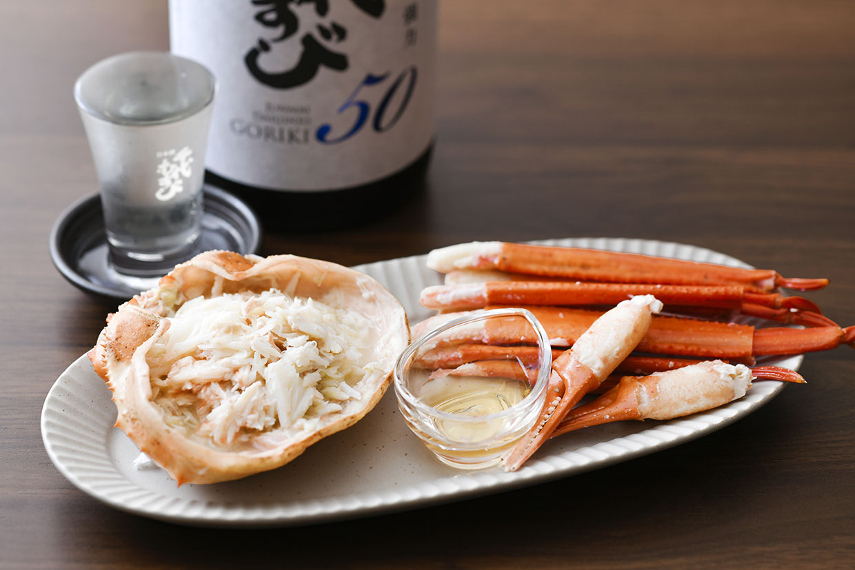 『みさき食堂』の紅ズワイガニ