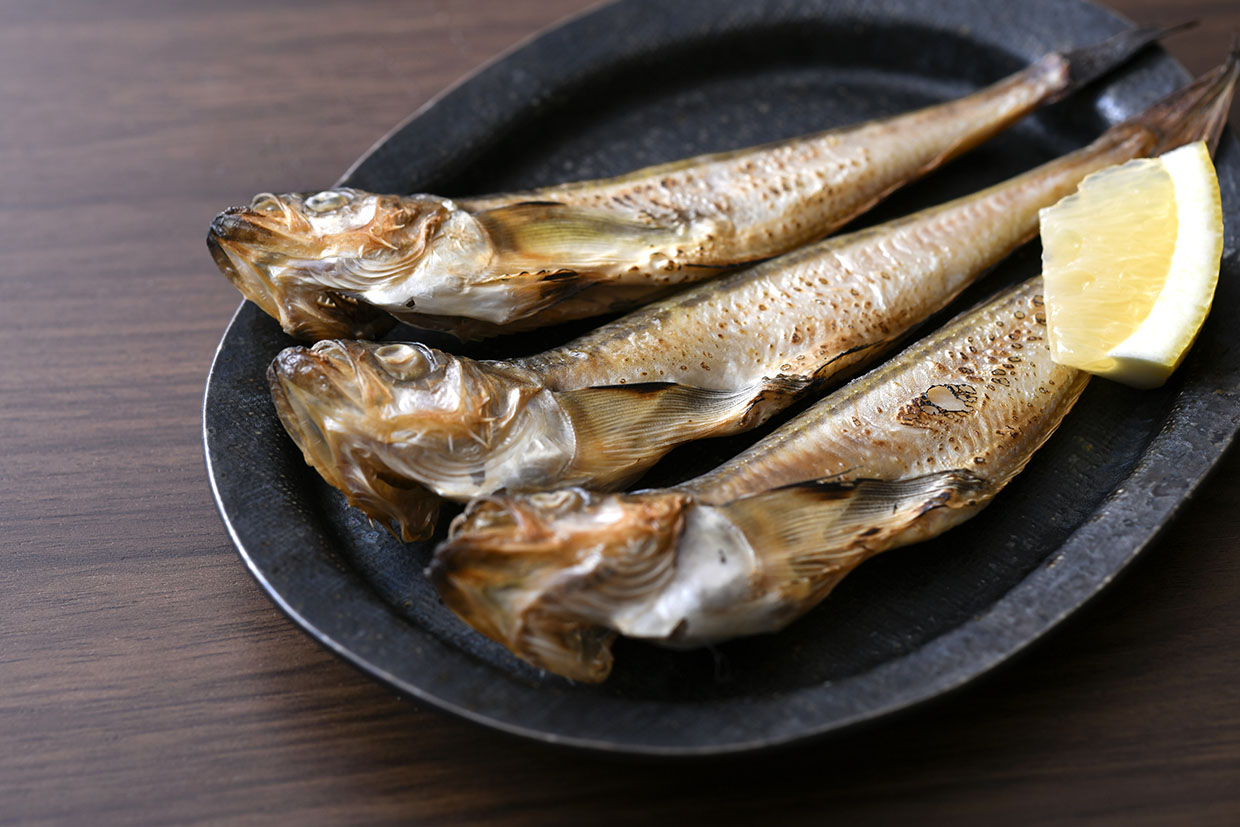 『みさき食堂』のハタハタの干物