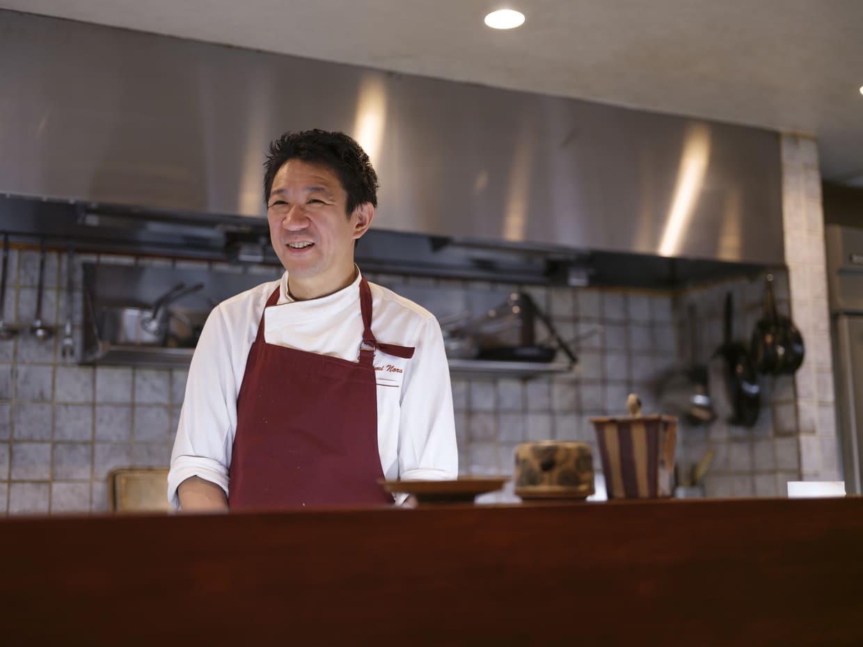 京都・二条城『リストランテ野呂』野呂和美さん