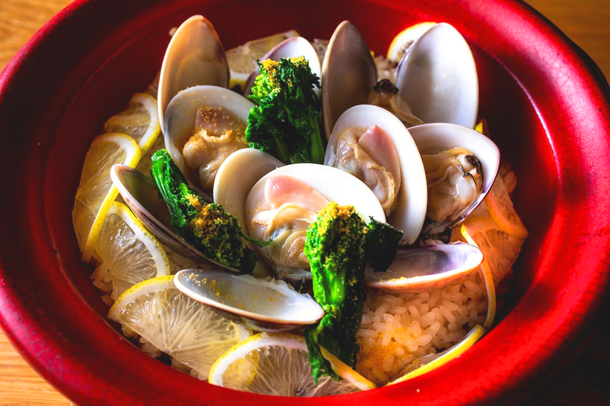 『うみ』のレモン香る土鍋ごはん