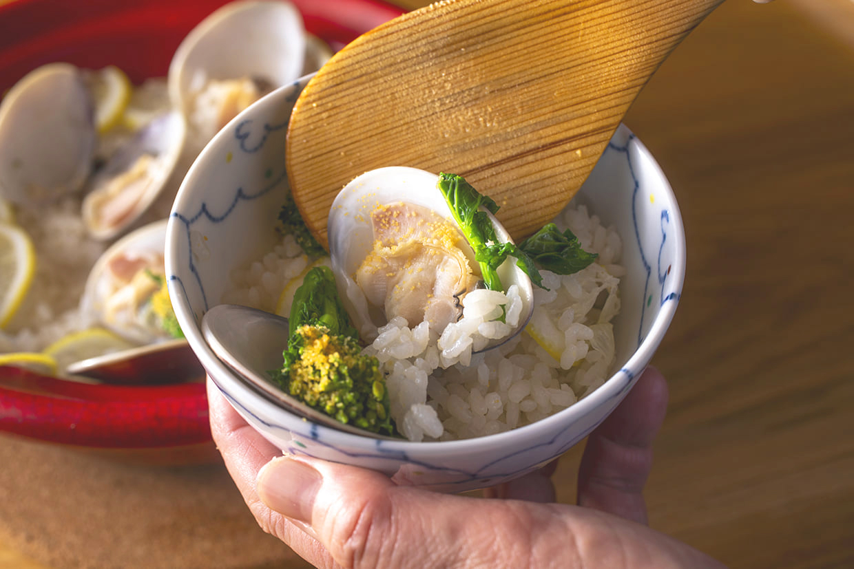 『うみ』のレモン香る土鍋ごはんヨリ