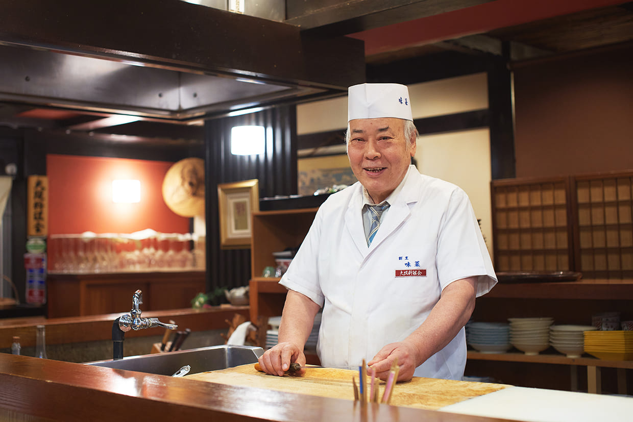 『味菜』の店主坂本さん