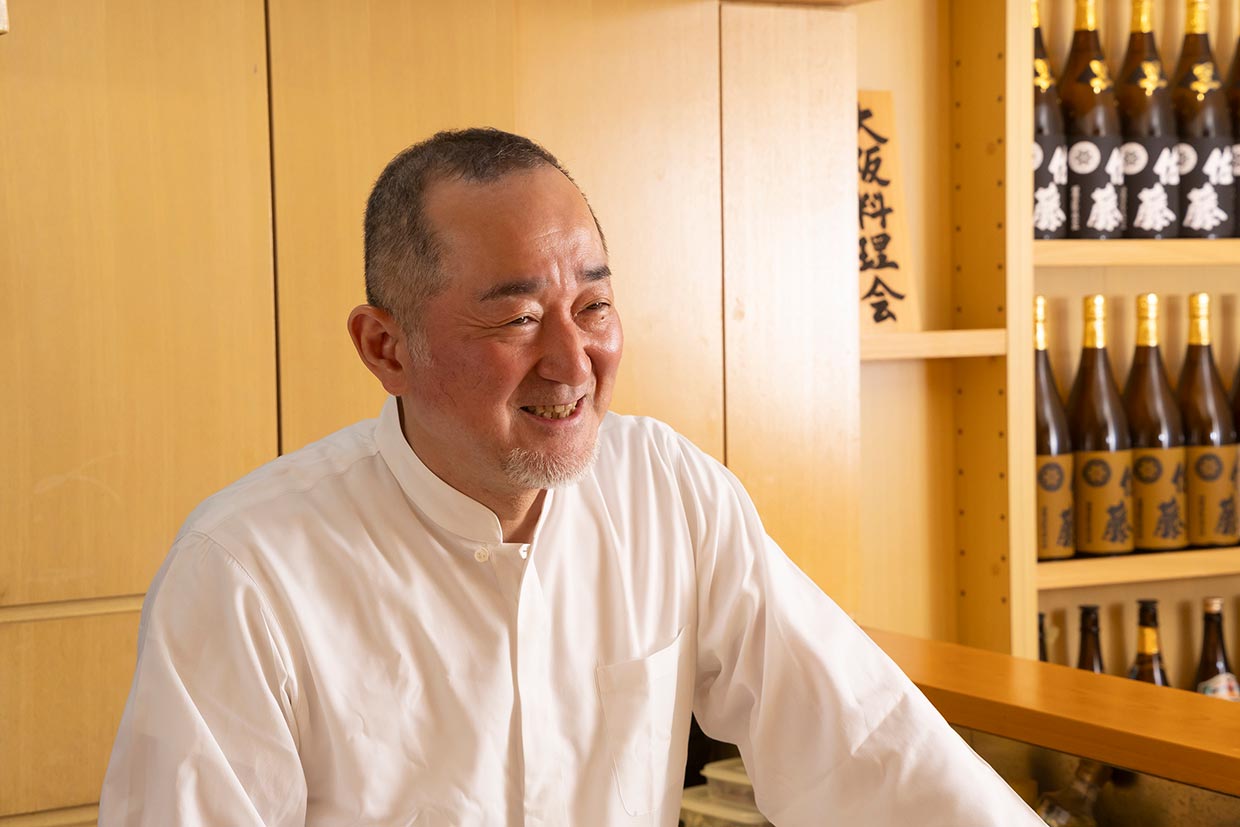北新地『慶喜』店主・石橋慶喜さん