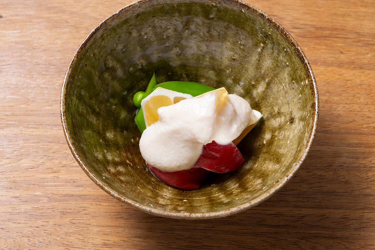 『日本酒餐昧うつつよ』の白和え