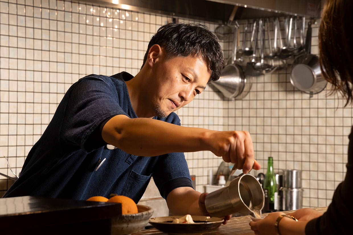 『日本酒餐昧うつつよ』店主・藤井章弘さん
