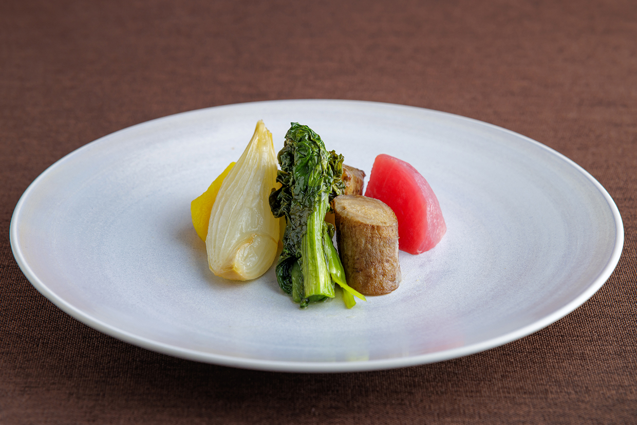 『ナベサンテ』の野菜の一皿