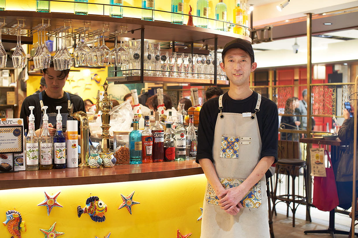 『ダニエルズ ポルタ』の店長・丸山さん