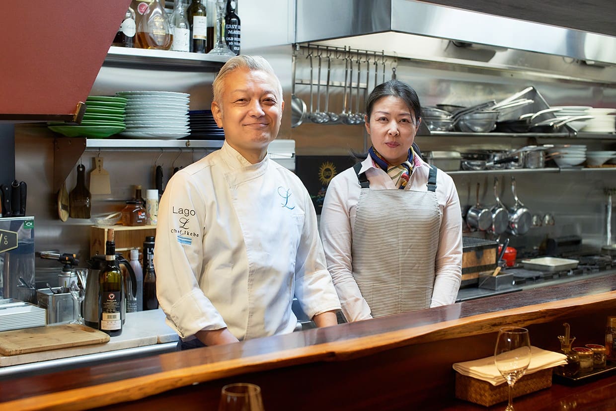『ラーゴ』の店主池邊さんご夫妻