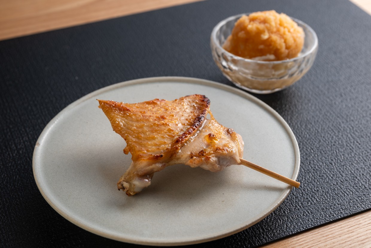 京都『湯浅会館』の『山本料理店』手羽先とおろし