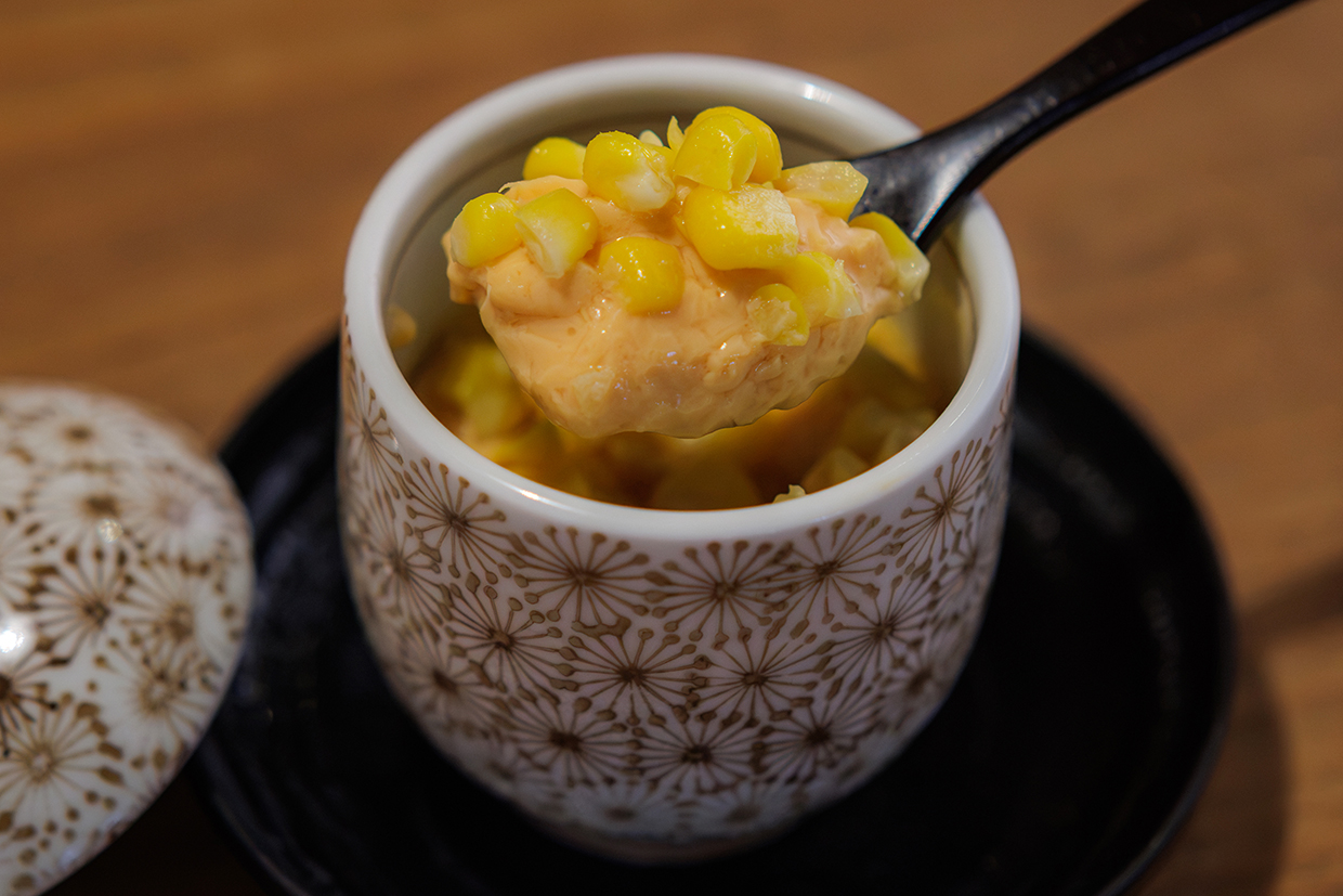 『とり央』の茶碗蒸し
