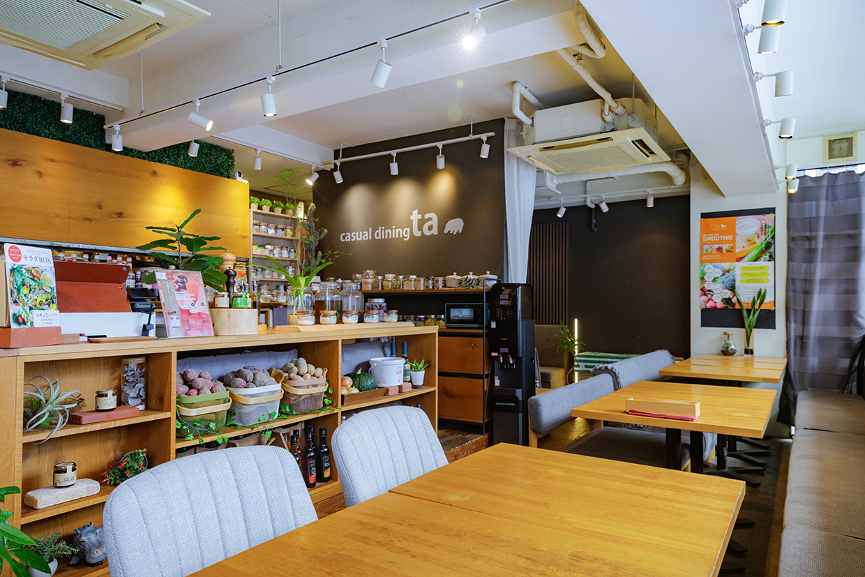 『ta.』の店内
