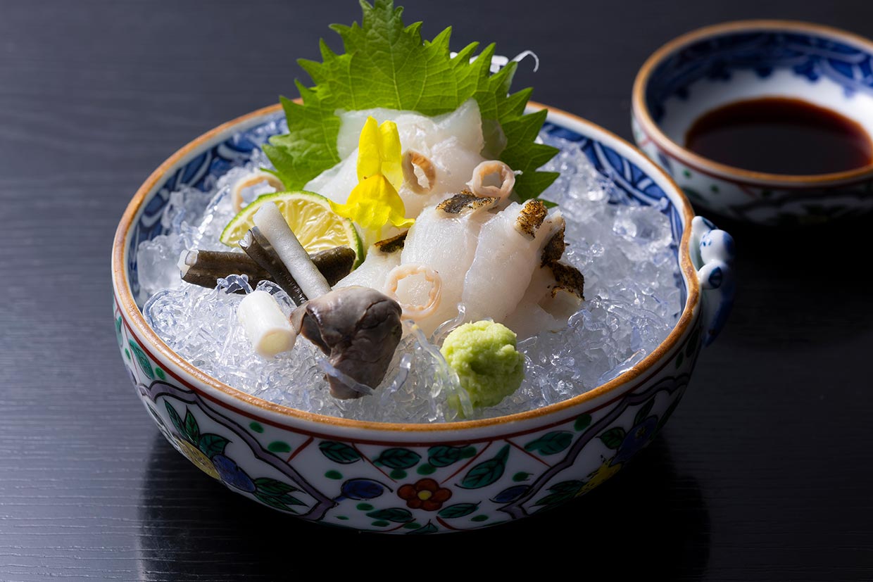 『山海料理 仁志乃』のお造り
