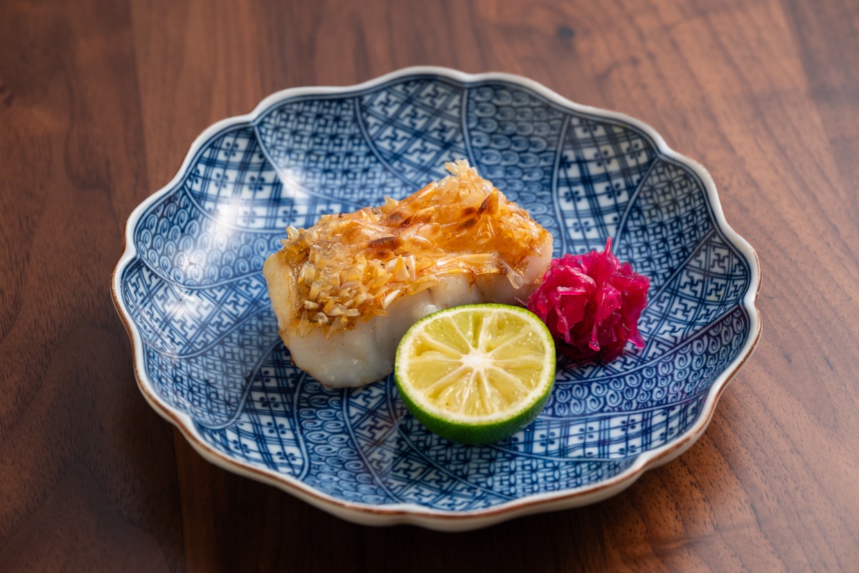 京都『麩屋町のざき』ぐじ塩焼き