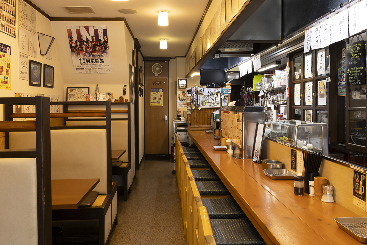 『ちとせ』の店内