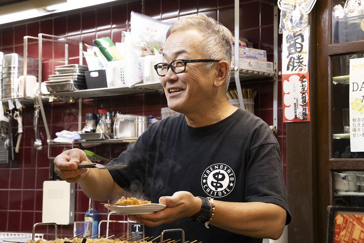 『ちとせ』のどて焼き