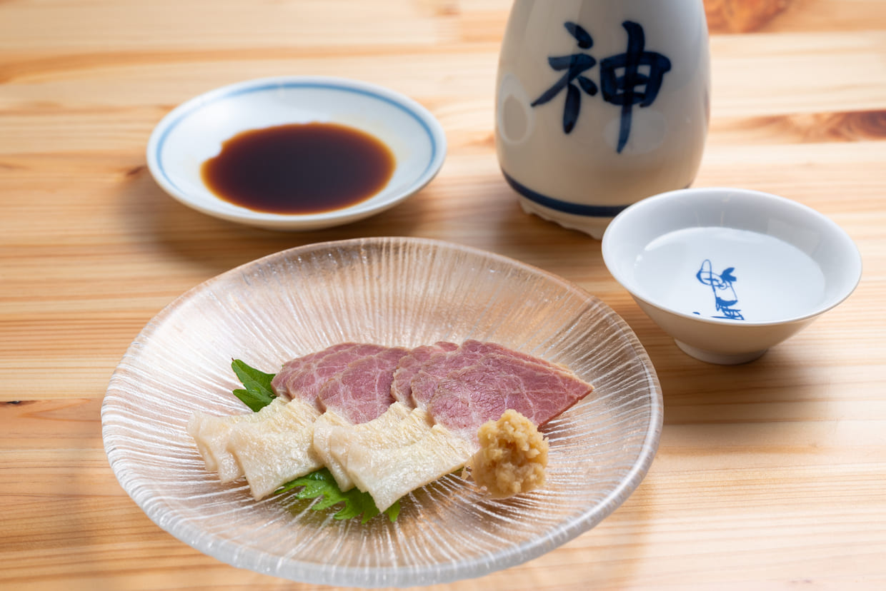 京都『寿司酒場　神馬』鯨ベーコン