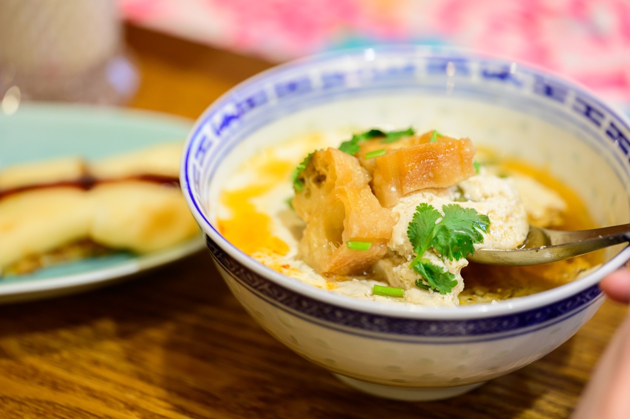 味庵茶坊の早餐A　鹹豆漿