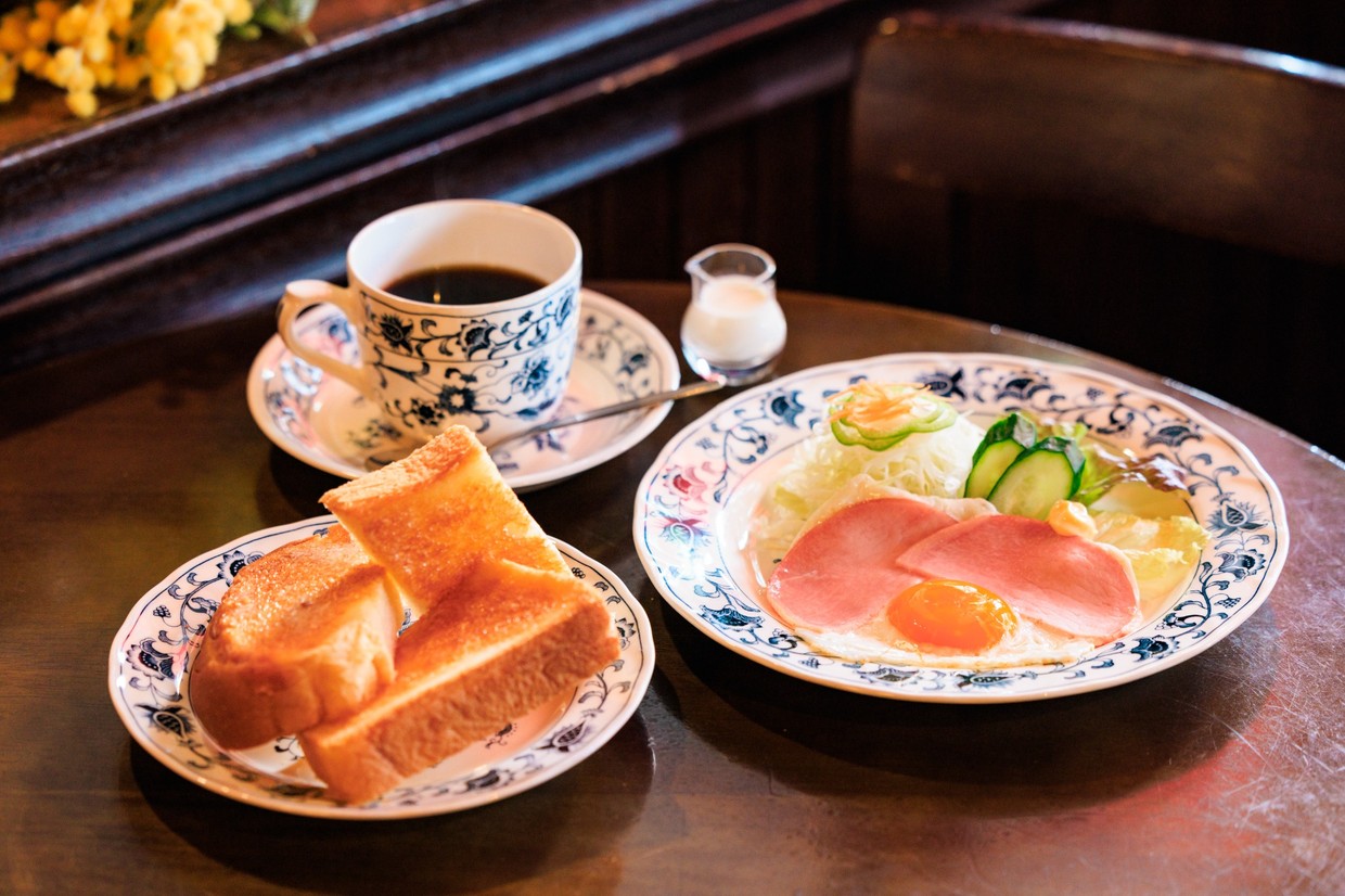 喫茶陽のモーニングのc