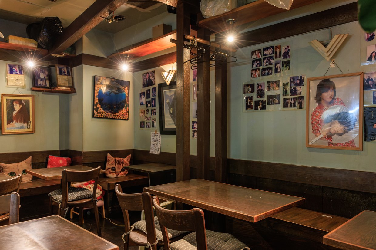 喫茶Yの店内