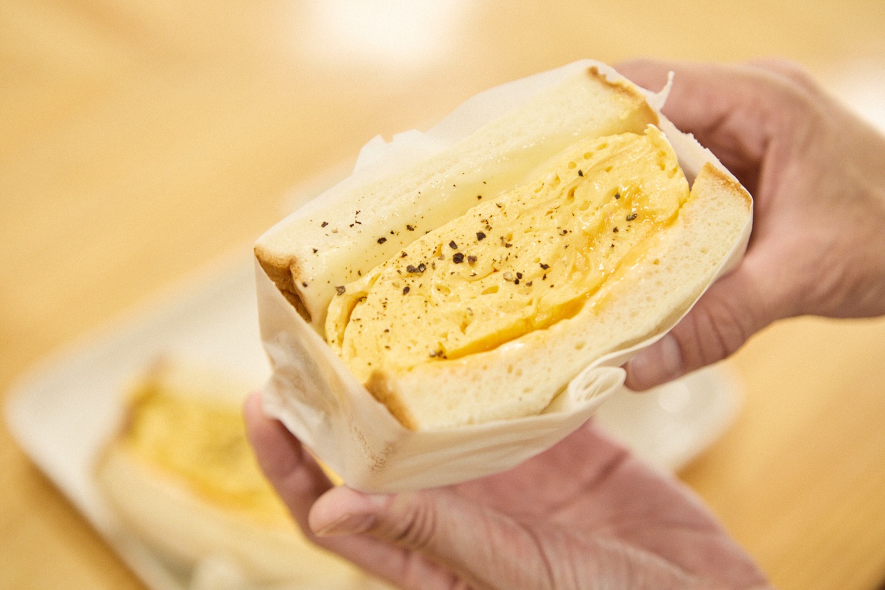 『肉食堂 MATSU』のたまごサンド