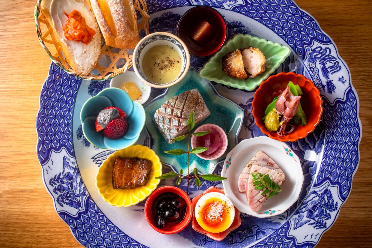 お料理うみの前菜盛り合わせ