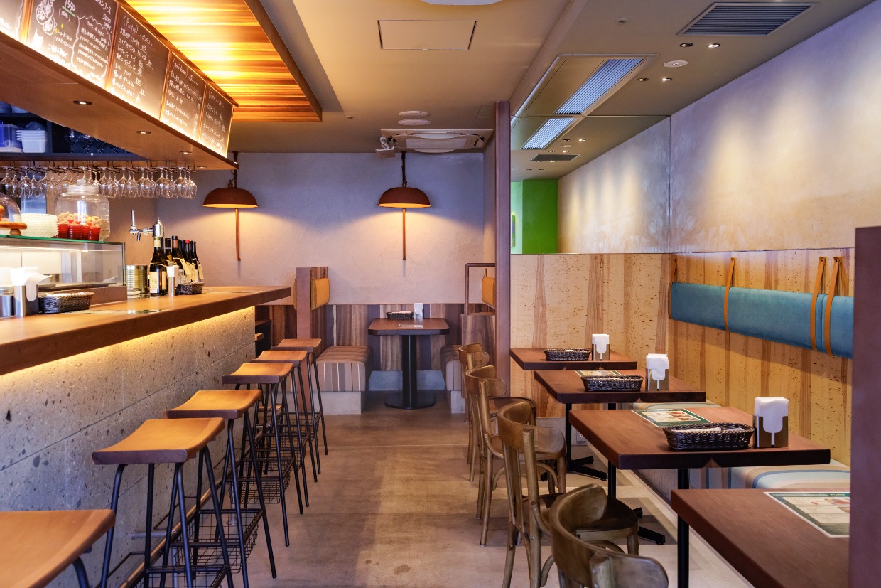 『ドノスティア茶屋町店』の内観
