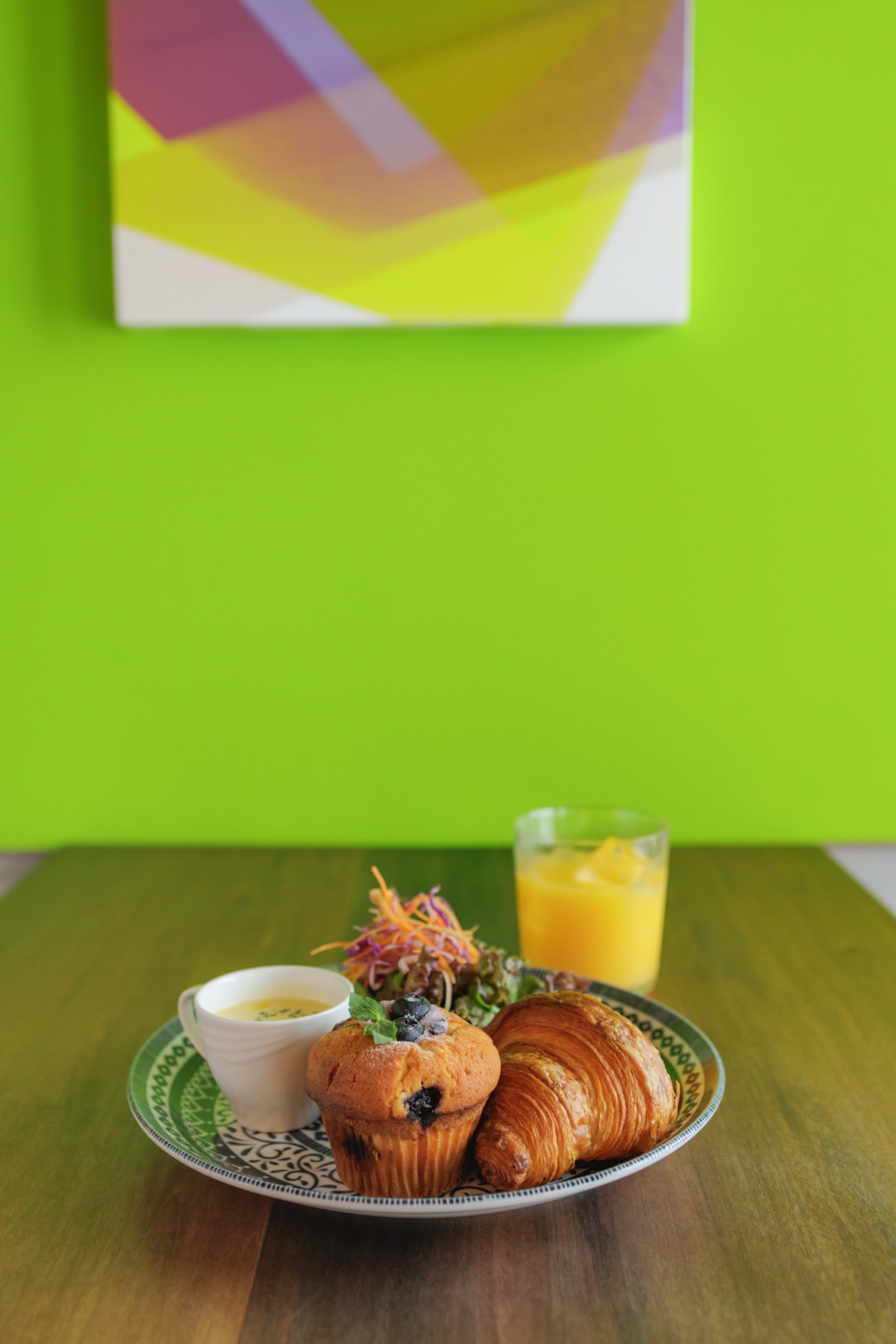 『ドノスティア茶屋町店』のモーニング自家製パンセット