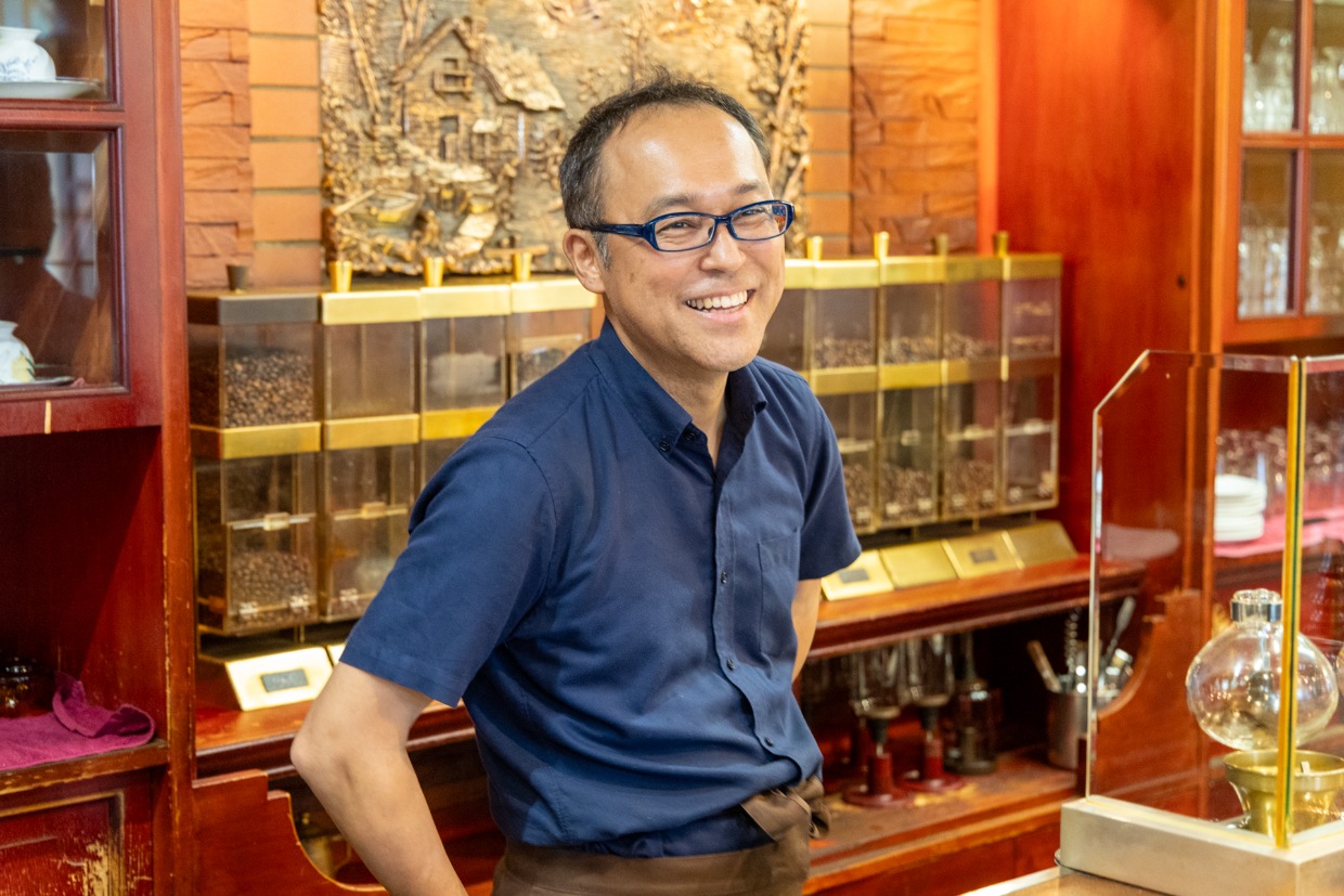 『喫茶 リゲル』のマスター