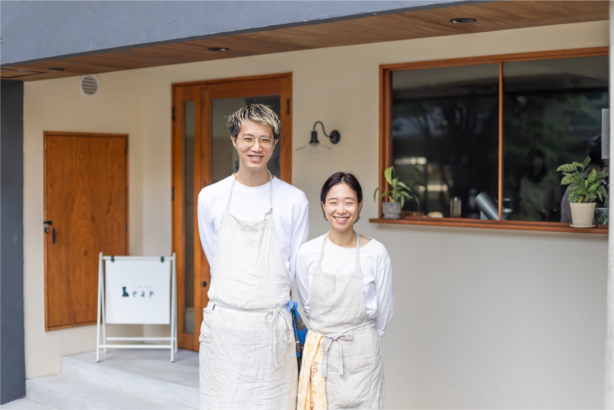 オーナーの村上蒼来さん（左）と沙貴さん