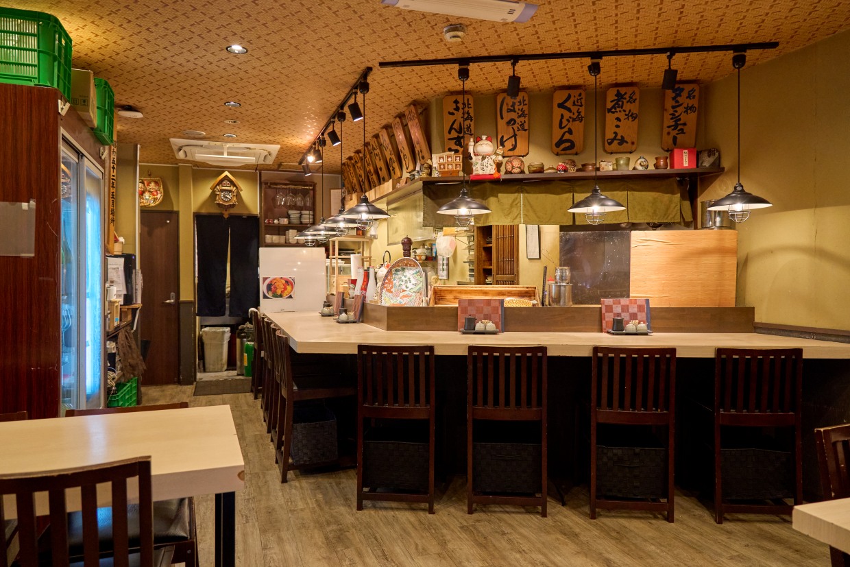 『本格炉端焼き人夢叶思』店内