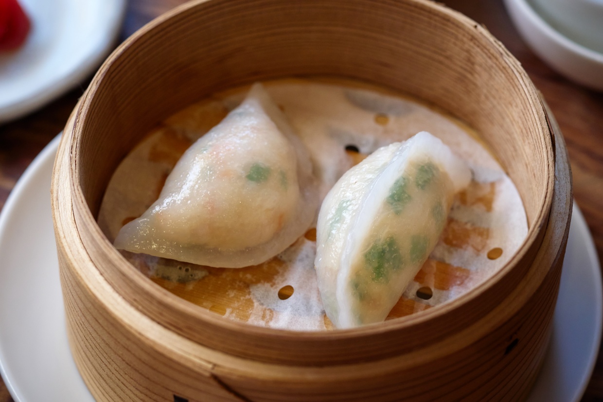 『はな華』お茶会ランチ 水晶餃子2種