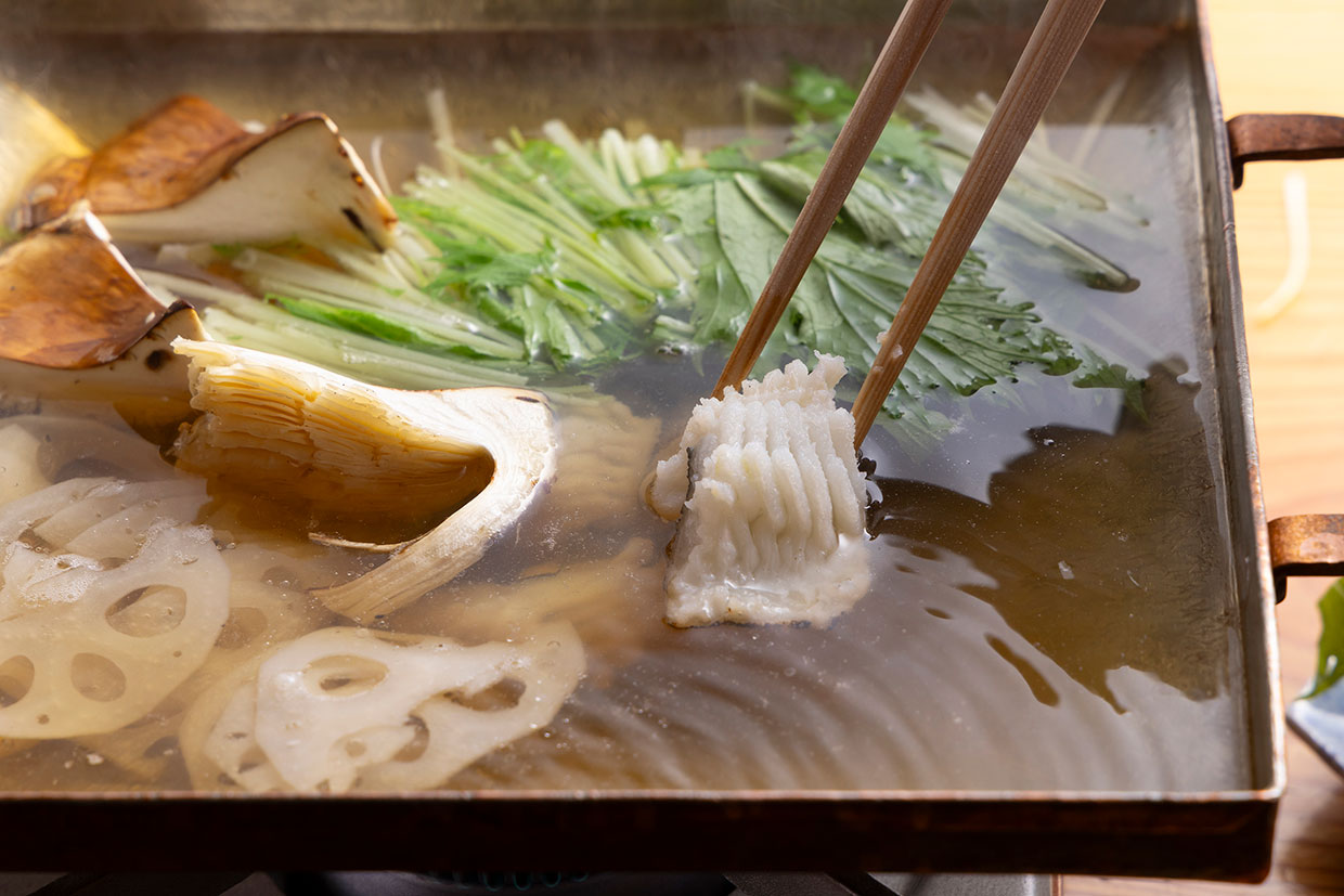 伝助穴子の吸い鍋