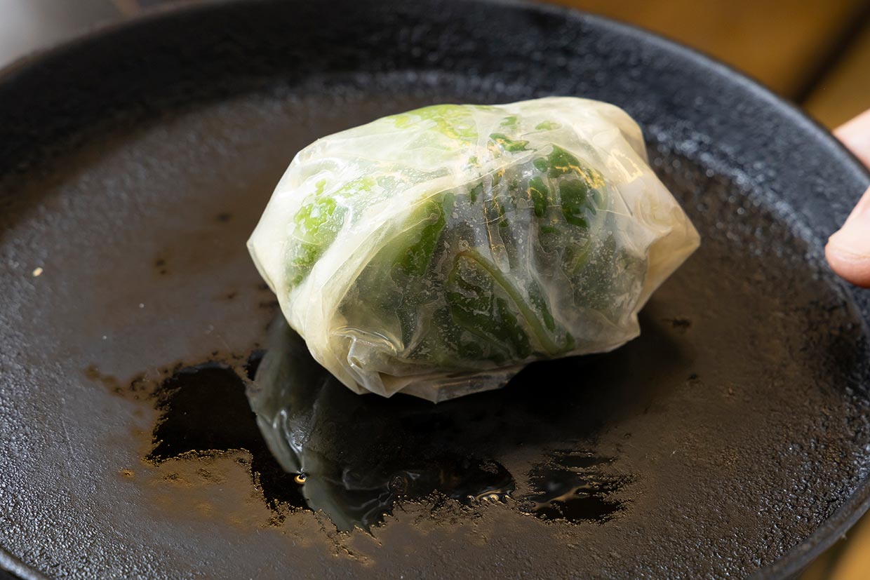 仔鳩のパートフィロ包み